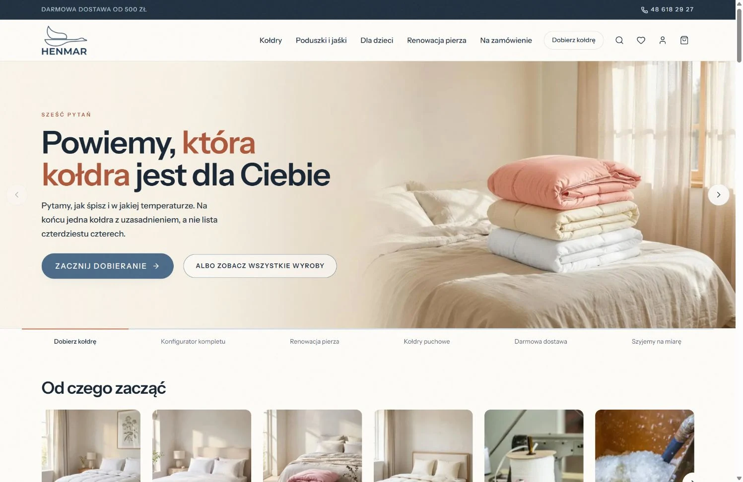 Project example: Henmar · in progress