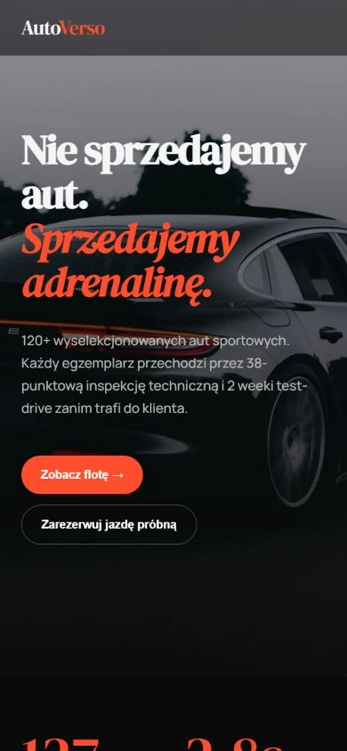 Autoverso — phone screen