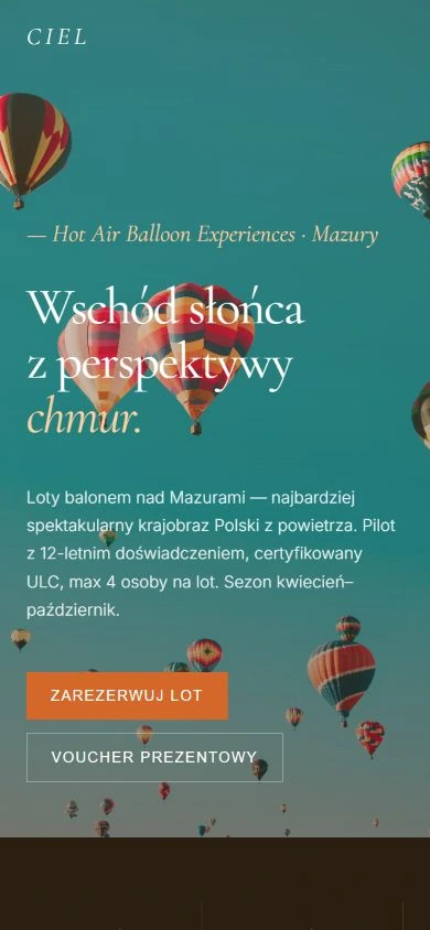 Ciel — ekran telefonu