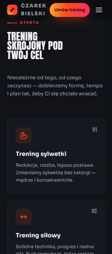 Czarek Bielski — ekran projektu
