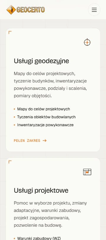Geocerto — detal mobilny
