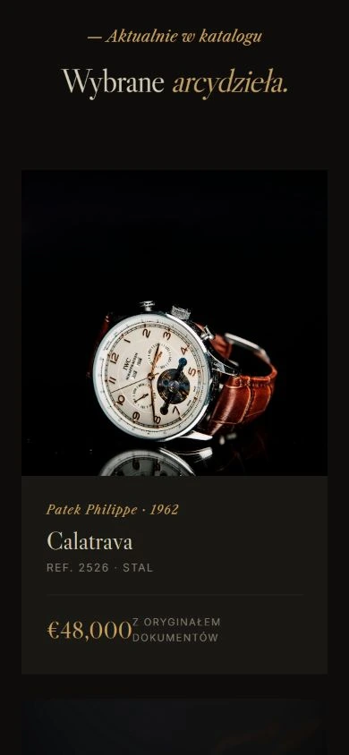 Heritage Watch — mobile detail