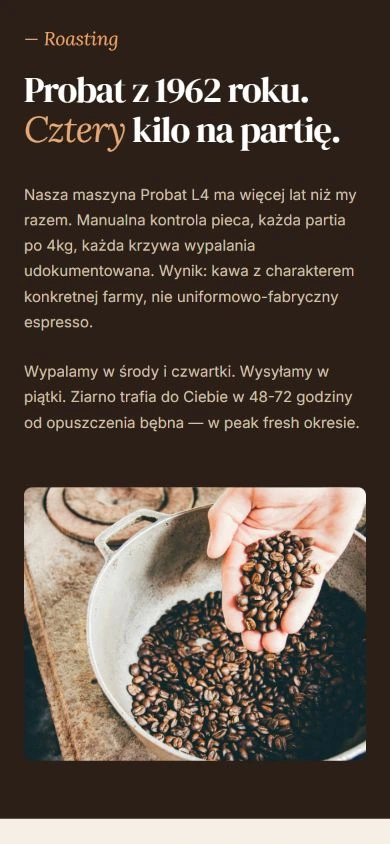 Mokka — project screen