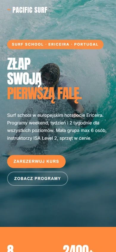 Pacific Surf — phone screen