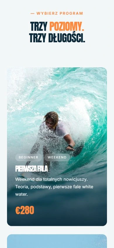 Pacific Surf — mobile detail