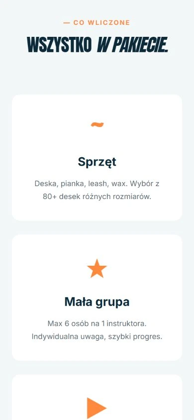 Pacific Surf — project screen