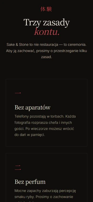 Sake Stone — project screen