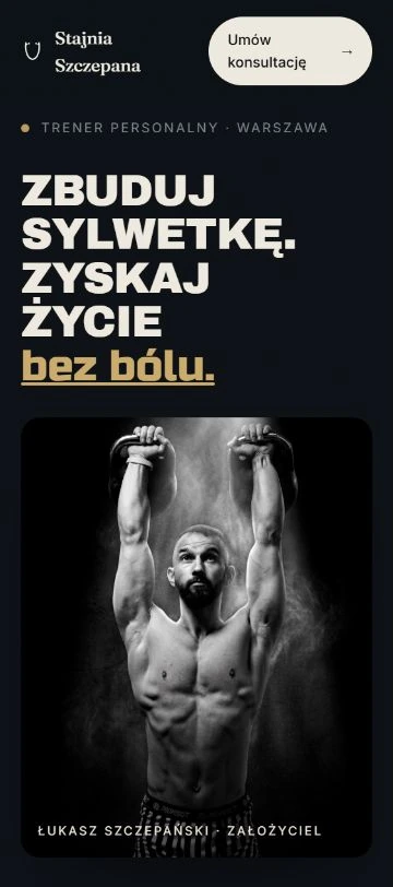 Stajnia Szczepana — ekran telefonu