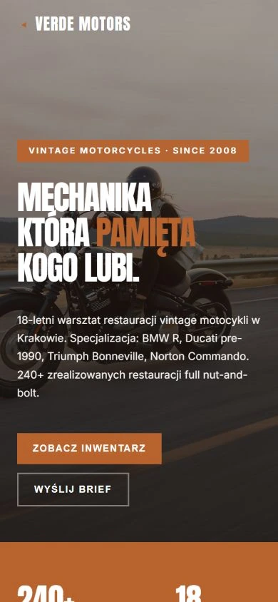 Verde Motors — ekran telefonu