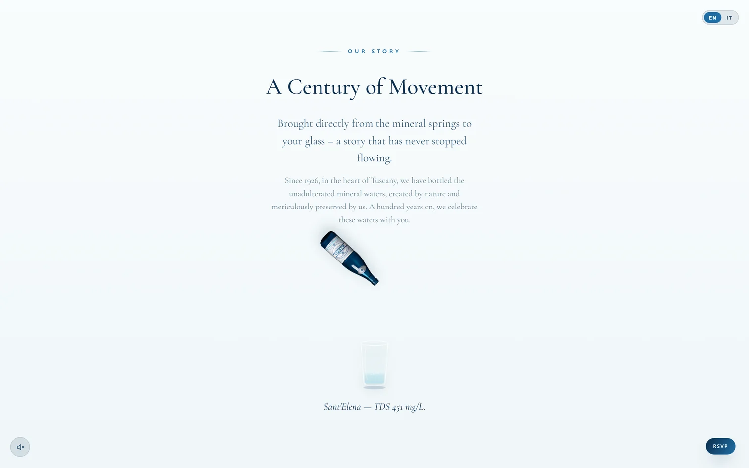 Sorgente · Gala 100 — project screen